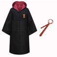 thumbnail image 3 of Túnica unisex de mago y brujería, capa, disfraz de terror, colegio de magia, Slytherin, Ravenclaw, disfraz de Halloween de estilo similar, 3 of 5