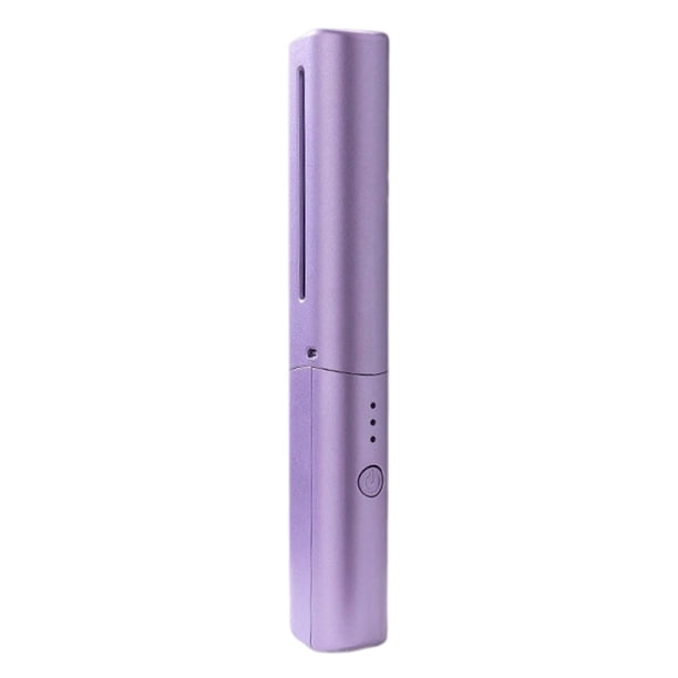 Pisexur Belleza Maquillaje Cepillo alisador de pelo USB, herramienta de peinado portátil con 3 temperaturas, peine alisador, peine caliente, verdepara mujeres y hombres