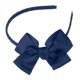 thumbnail image 1 of Diademas con lazo, diadema con lazo, moda antideslizante, azul oscuro de 0,35 pulgadas de ancho, diadema con lazo, para niñas y mujeres, 1 of 7