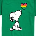 thumbnail image 3 of Peanuts - Snoopy Rainbow Heart - Toddler & Youth Short Sleeve Graphic T-Shirt, 3 of 6