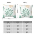 thumbnail image 4 of YFYANG Square Decorative Throw Pillow Case (Without Pillow Insert), Line Floral Graffiti Bedroom Sofa Car Cushion Cover, 16"x16", 4 of 9