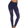 thumbnail image 1 of Gibobby Mujeres Pantalones Térmicos Leggings Leggings de cintura alta con de cadera de color sólido para mujer, pantalones cortos grandes(Marina,XG), 1 of 4