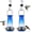 Blue, variant on Kingsyard 18.6 oz Red Glass Hummingbird Feeder, 5 Red Ports, Ant Moat Included