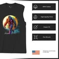 thumbnail image 6 of Full Moon Bigfoot Men's Muscle Shirt Hiking Sasquatch Hide and Seek Champion, 6 of 7