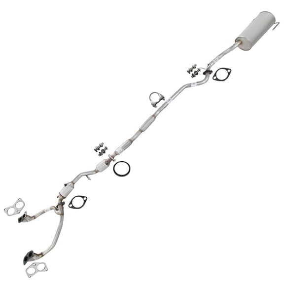 Northeastern Exhaust Y-Pipe, Catalytic, Resonator & Muffler Fits 2000-2004 Subaru Outback 2.5L (Sedan w/ Dual Catalytic; 2001-2004 EJ253 Engine) - Direct Fit EPA-Approved | Stainless Steel System Kit