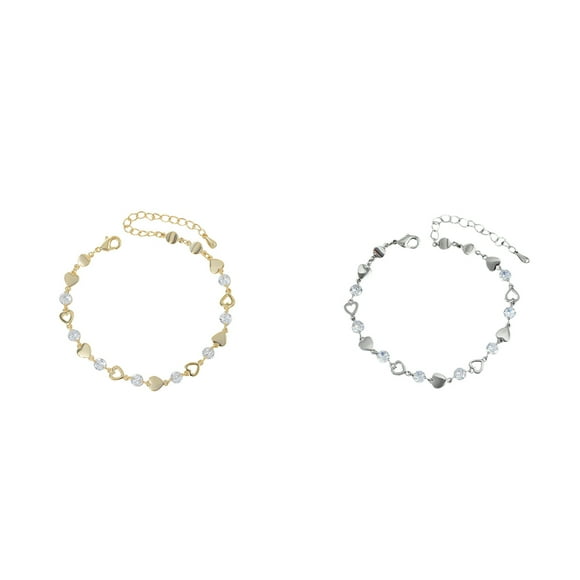 Women Bracelet Chain Wristband Fashion Stylish Exquisite Wrist Elegant Exquisite Wrist Jewelry Jewelry Copper Casual Dressing Clothing Decoration Silver
