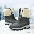 thumbnail image 2 of jsaierl Winter Snow Boots For Women Cotton Plush Shoes Non Slip Warm Outdoor Boots, 2 of 8