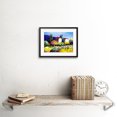 thumbnail image 2 of Country Village Painting Framed Wall Art Print, 2 of 5