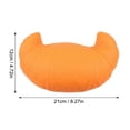 thumbnail image 3 of Giant Croissant Squishy Toy with Slow Rising Squeezable Design, Jumbo Size, Orange, for Relaxation, Simulated Toy, 3 of 6
