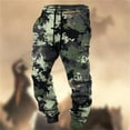 thumbnail image 2 of YDLCAFD Pants For Men Joggers Relax Autumn/Winter Men'S Digital Print Loose And Drawstring Large Size Corded Footpants, 2 of 4