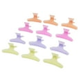 thumbnail image 1 of 12 Pcs Pinces à Cheveux Salon Coiffure Coiffeurs Pinces à Sections Ensemble d'Outils Multicolores, 1 of 8
