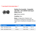 thumbnail image 2 of Radiator Fan Assembly - Compatible with 2008 - 2012 INFINITI EX35 Sport Utility 3.5L V6 2009 2010 2011, 2 of 2