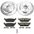 thumbnail image 3 of PowerStop Rear Z23 Evolution Sport Carbon-Fiber Ceramic Brake Pad and Drilled & Slotted Rotor Kit Fits: FORD LINCOLN Select Models K8030, 3 of 10