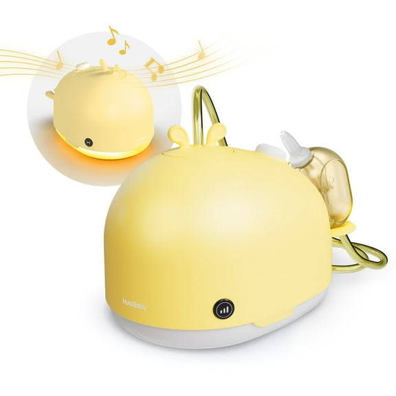 HubiBaby Cleanose pro, Electric Nasal Aspirator for Baby (Yellow)