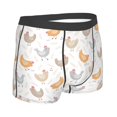 thumbnail image 4 of Uemuo Funny Chicken Pattern Men's Boxer Briefs,Trunk Anti-Chafing,Comfortable, Durable, and Stylish Underwear-, 4 of 9