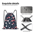 thumbnail image 4 of Honeii Cherry Blossoms Print Drawstring Backpack,Drawstring Bags String Backpack Gym Cinch Sack Backpack Sport Bag Draw-Small, 4 of 6