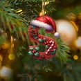 thumbnail image 1 of Home Decor 26 Christmas Letter Decorations A To Z (without H And V) Hanging Christmas Tree Pendant Alphabet Letters Named Alphabet Decorations Christmas Tree Decorations, 1 of 4