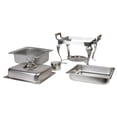 thumbnail image 4 of Excellante 4 quart half size wood handle square chafer, comes in set, 4 of 4