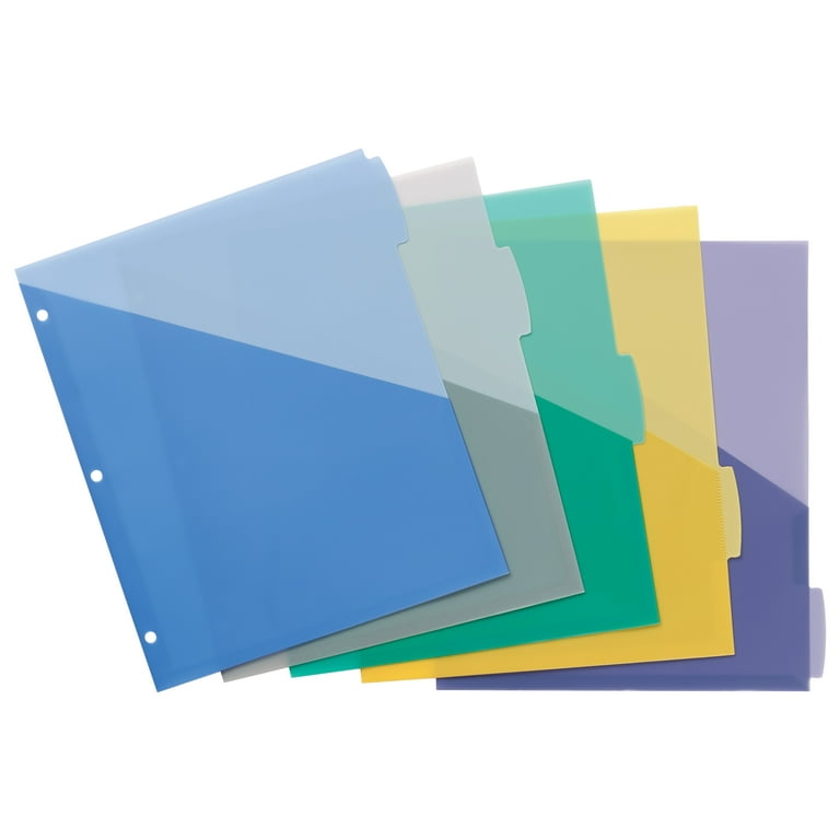 Avery Durable Plastic Write & Erase Dividers, 5-Tab