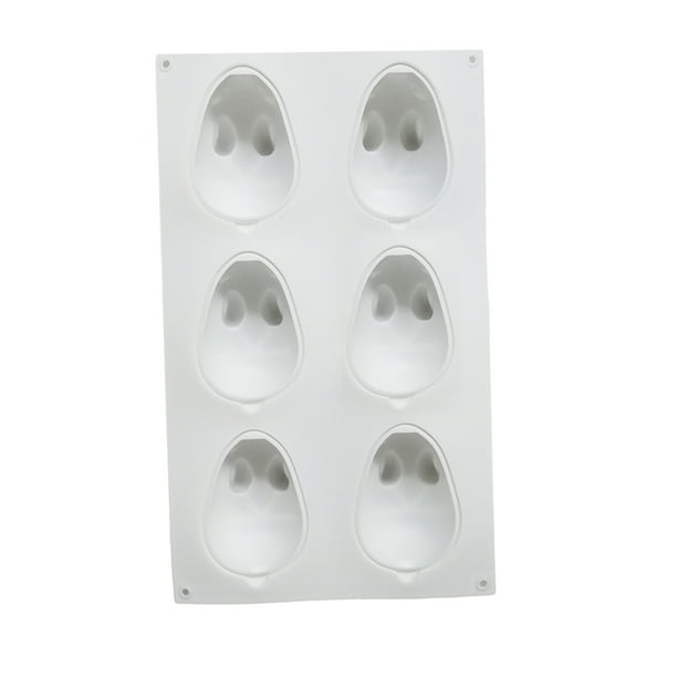 Molde de pastel de silicona Sunnimix 6 cavidades para hornear tazas para asar carne pastel postre Cupcake Donut Bagel