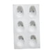 thumbnail image 1 of Molde de pastel de silicona Sunnimix 6 cavidades para hornear tazas para asar carne pastel postre Cupcake Donut Bagel, 1 of 7