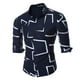 thumbnail image 1 of Camisas de manga larga estampadas delgadas casuales de otoño invierno para hombres Blusa de playa superior Pompotops  oipoqjl26209, 1 of 8