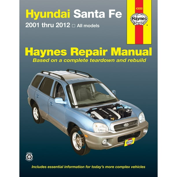 Hyundai Sante Fe (0112) Haynes Repair Manual