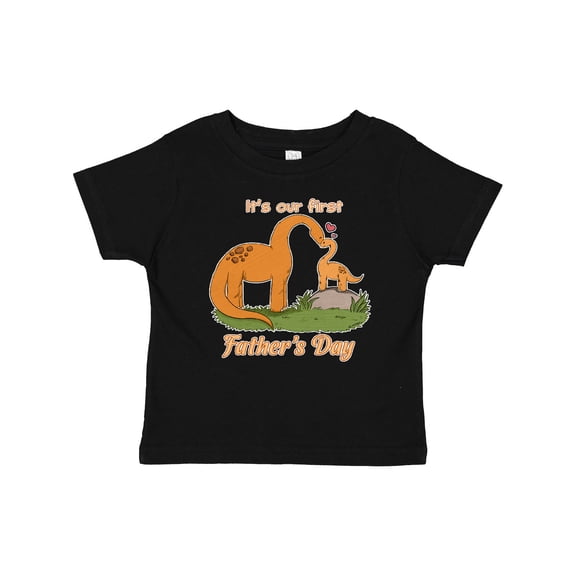Inktastic It's Our 1st Father's Day Brontosaurus Family Boys or Girls Baby T-Shirt