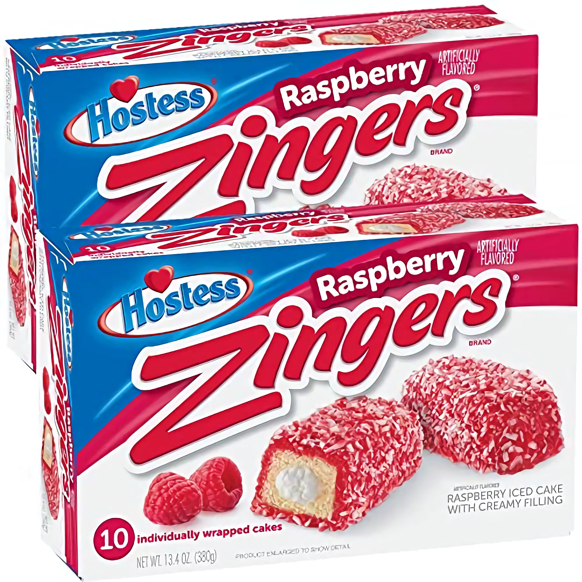 Berry Zingers by Hostess Curated by Tribeca Curations 13.4 Oz Box of