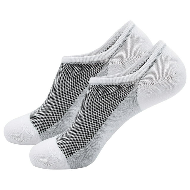 ylioge Chaussettes Basses pour Hommes Invisibles Antidérapantes Respirantes pour Course à Pied Randonnée