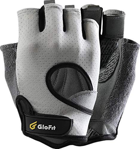 for Powerlifting Women and Men Glofit Freedom Workout Gloves Knuckle Weight Lifting Shorty Fingerless Gloves with Curved Open Back Gym