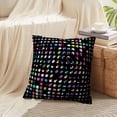 thumbnail image 4 of LALILO Throw Pillow Covers Neon Dots Neon Stripe Graffiti Cushion Cover 18" x 18", 2 Pack, 4 of 6