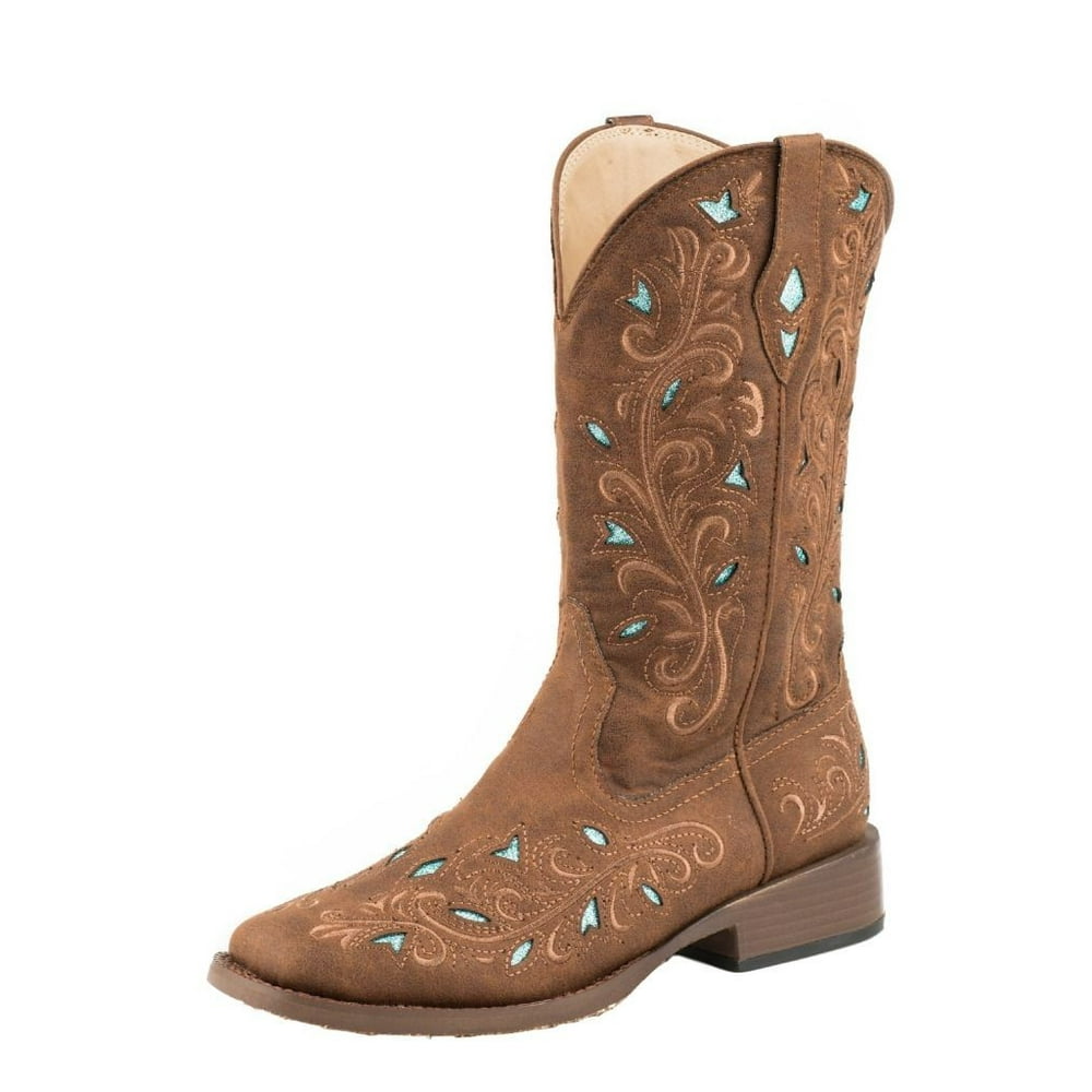 Roper Roper Western Boots Womens Cowboy Bling Faux Brown 090211901
