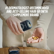 Nutrafol Men Hair Growth Supplement for Thicker, Stronger Hair (4 Capsules Per Day - 1 Month Supply), 120 Count (Pack of 1)