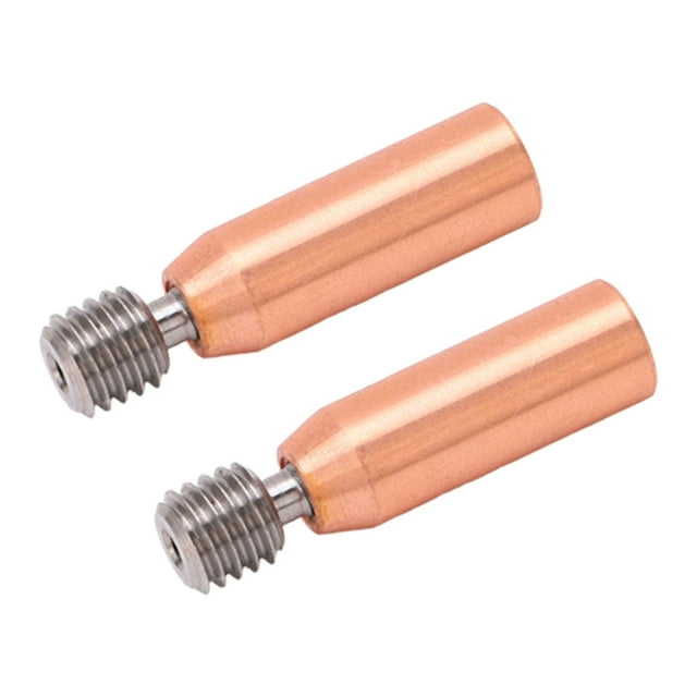 Buse de Gorge Bimetal, Conception à Baïonnette Résistante aux Hautes Températures Remplacement Polyvalent Retrait Facile Buse de Gorge 3D pour Imprimante Hotend 4.1mm à Travers l'Arrosage, 1.75mm Arrosage