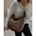 thumbnail image 2 of Kukuzhu Quilted Tote Bags for Women Lightweight Quilted Puffer Shoulder Bags Cotton Padded Hobo Purse Lattice 2023, 2 of 6