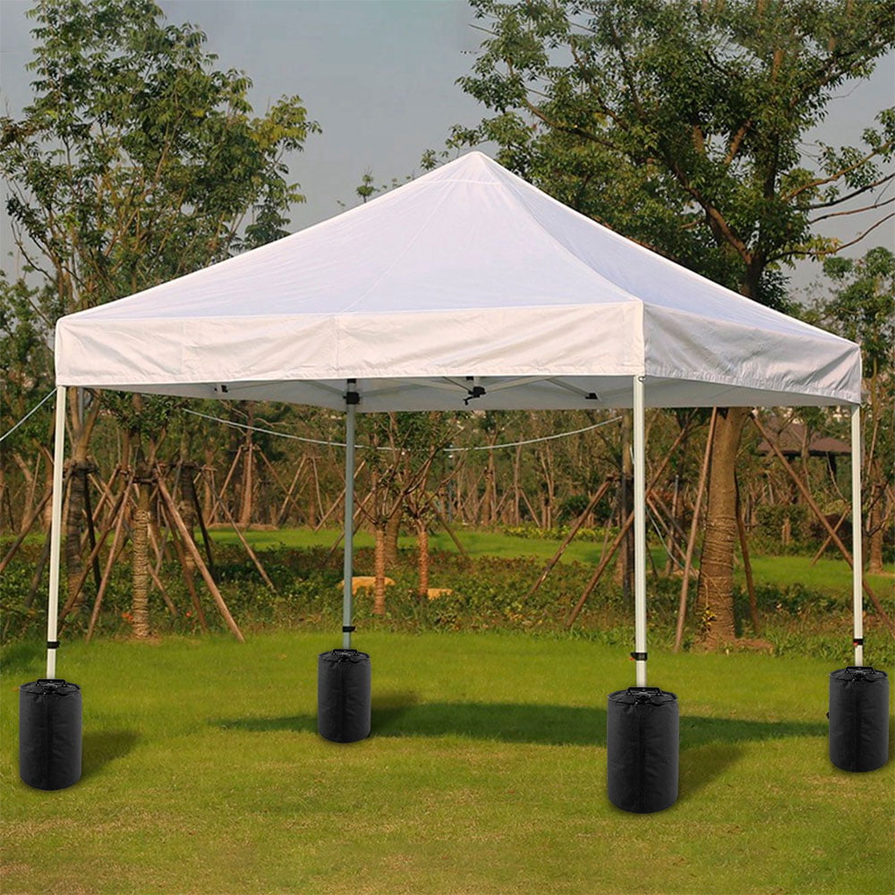 4 PK GARDEN GAZEBO FOOT LEG POLE ANCHOR WEIGHTS MARQUEE PARTY TENT MARKET AWNING 