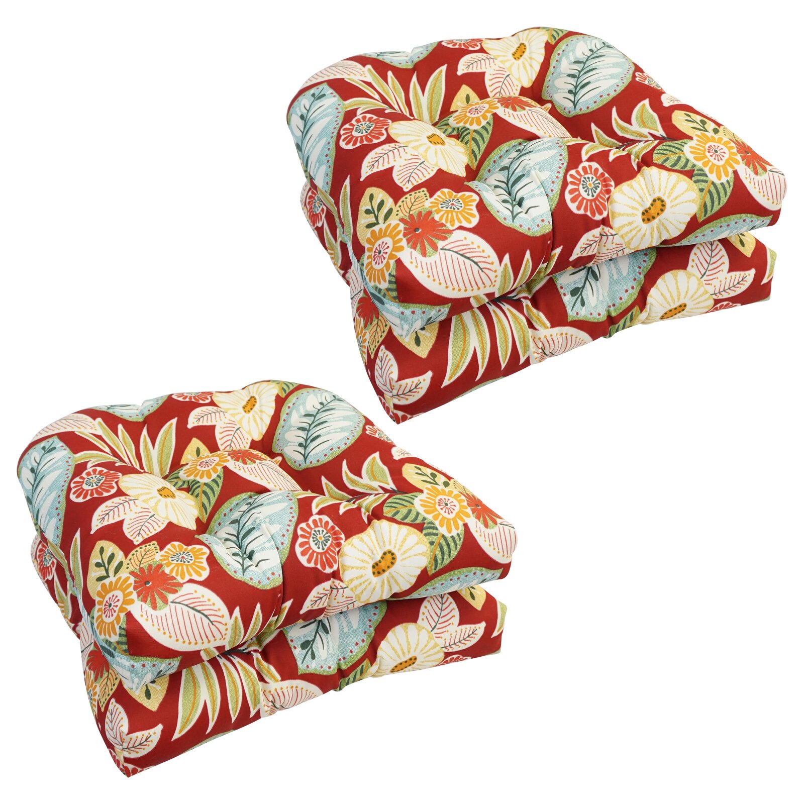 Dining Chair Outdoor Seat Cushion, Features UV Resistant Finish