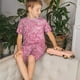 thumbnail image 4 of Fotbe Pink Glitter Pijama Estampada de 2 Piezas para Niños – Ropa de Dormir de Manga Corta Cómoda para Niños y Niñas, Camiseta y Shorts de Algodón-4X-Large, 4 of 6