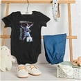 thumbnail image 3 of MTV Glitch Rock and Roll Moon Man Romper Boys or Girls Infant Baby Brisco Brands NB, 3 of 6