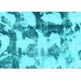 thumbnail image 1 of Ahgly Company Indoor Rectangle Abstract Light Blue Modern Area Rugs, 4' x 6', 1 of 4