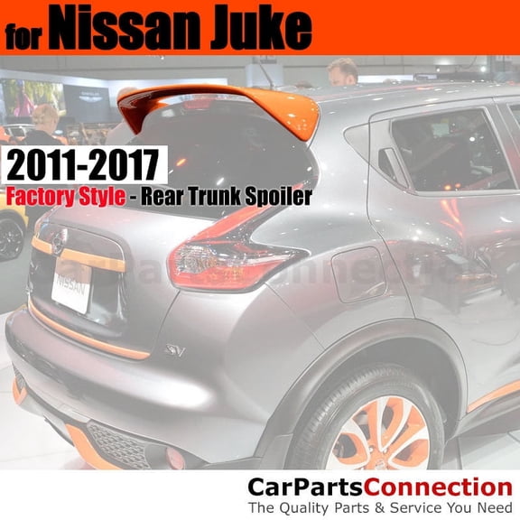Roof Spoiler Compatible With 2011 2012 2013 2014 2015 2016 2017 Nissan Juke All Factory Style Painted Color KAD Gun Metallic