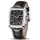 thumbnail image 1 of Reloj de cuarzo rectangular luminoso con cronógrafo analógico de negocios para hombre con estilo, 1 of 7