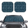 thumbnail image 2 of Yiaed Rose Flowers Print Car Front Windshield Sun Shade,Foldable Anti-UV Car Sunshade for Front Window for Most Vehicles-Large, 2 of 5