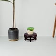 thumbnail image 4 of Luxshiny Multi-use Plant Holder Mini Foot Stool Light Brown 1Set For Decorators Outdoors Decor, 4 of 8