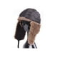 thumbnail image 4 of Qarigey Gorro de cazador para caminar de invierno impermeable con forro polar de piel sintética unisex para hombre Sombreros negro, 4 of 6
