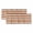 Orange Grey, variant on 2 Panels Burnt Orange Grey Stripe Valance for Windows, Farmhouse Modern Art Striped Light Filtering Kitchen Curtains, Rod Pocket Window Treatment Curtain Valances for Living Room Bedroom, 54"x18"