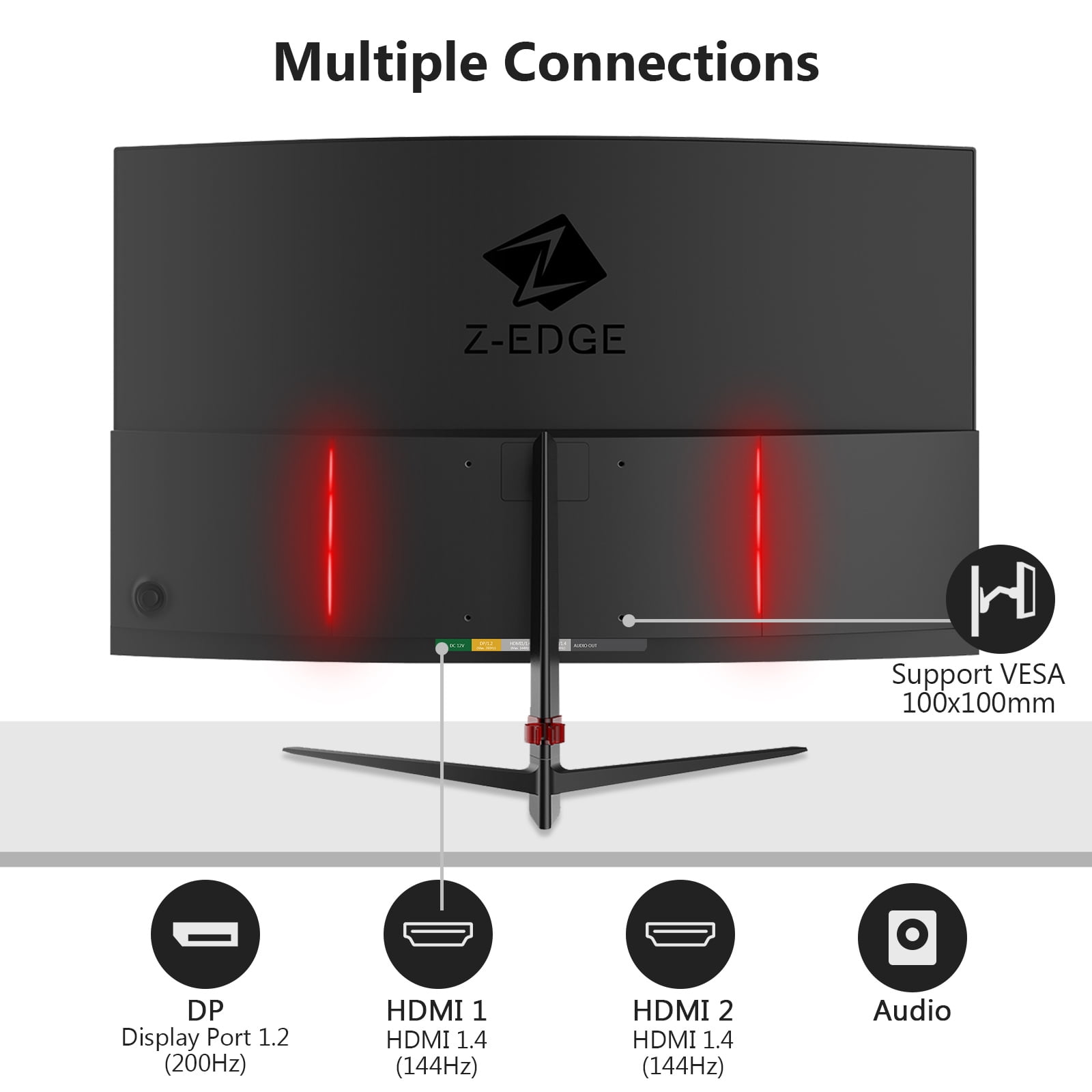 Z EDGE UG27 27 Inch Curved Gaming Monitor 200Hz UK Ubuy