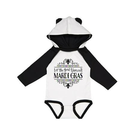 

Inktastic Let the Good Times Roll Mardi Gras Gift Baby Boy or Baby Girl Long Sleeve Bodysuit