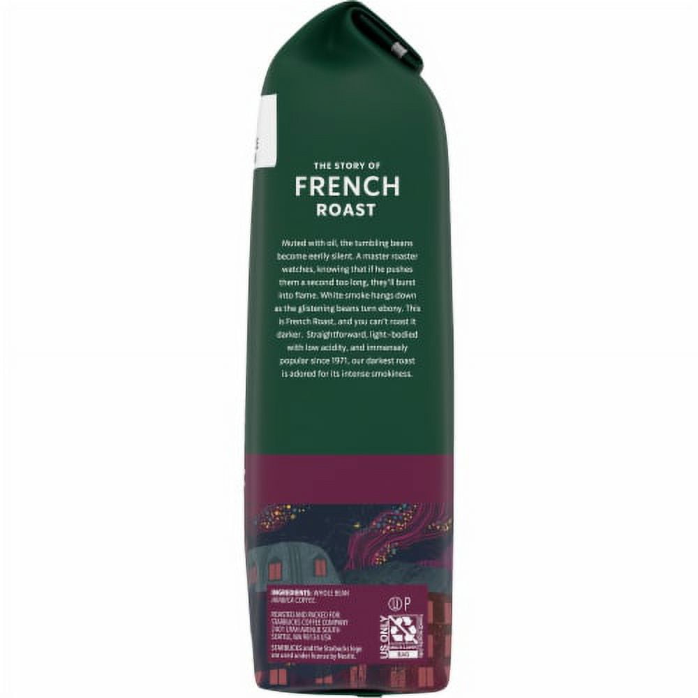 2X-Starbucks French Roast Whole Bean Coffee - 18 oz